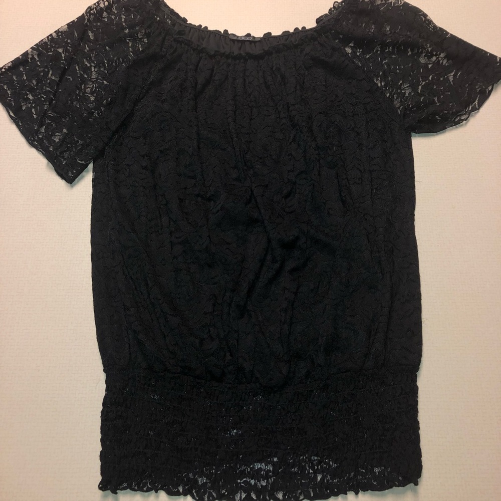 Black Lace Top